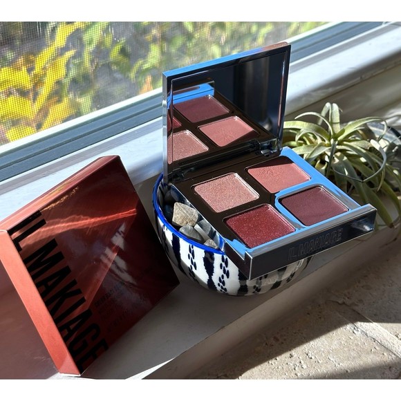 IL MAKIAGE Trendsetter Color Boss Squad Eyeshadow Palette Quad Burgundy Metallic - Picture 6 of 12